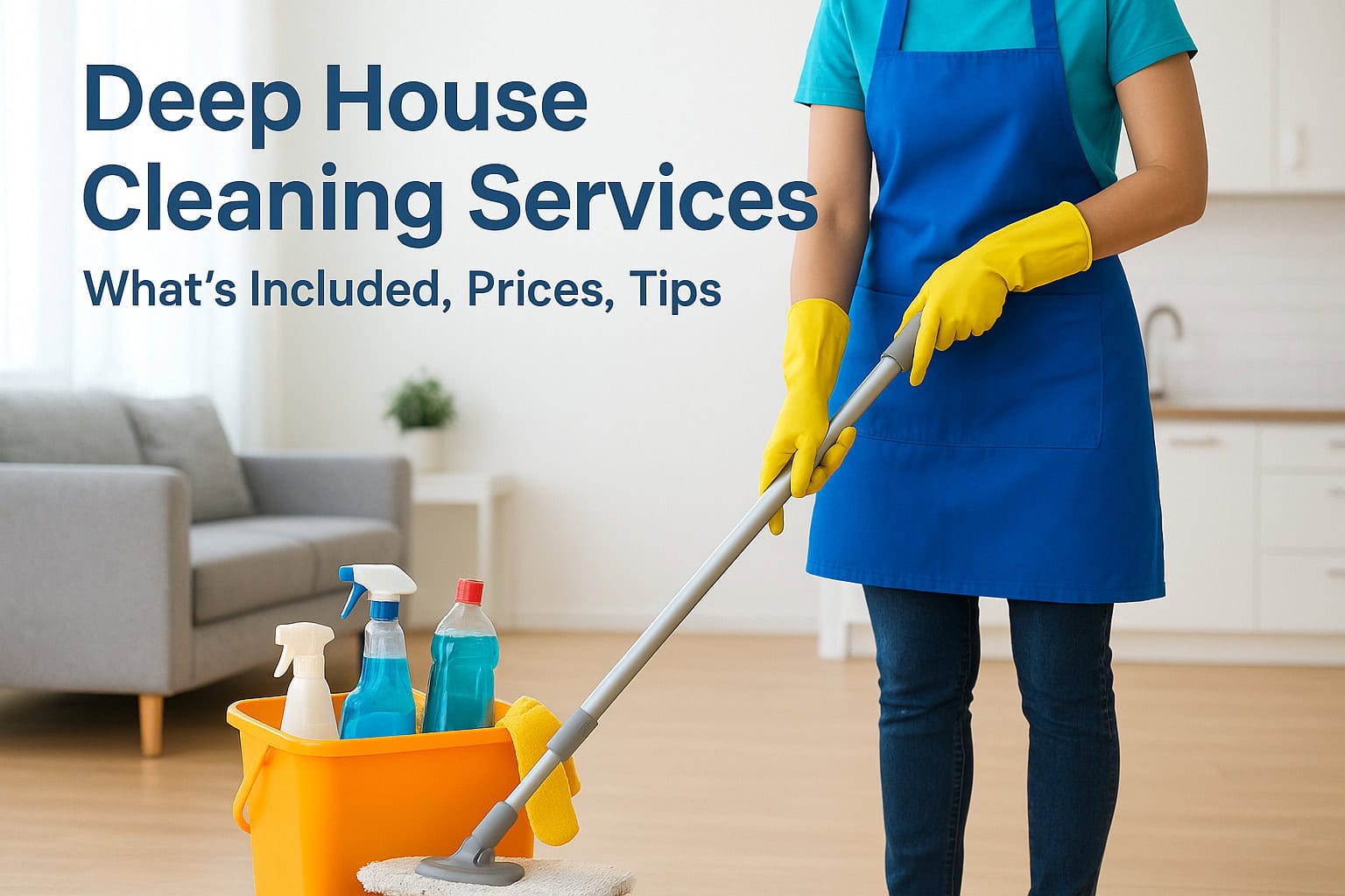 Deep House Cleaning Services: What's Included, Prices, Tips