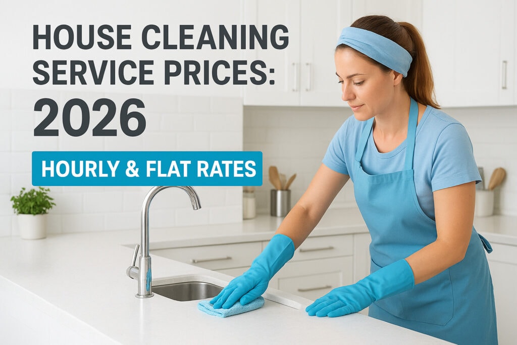 House Cleaning Service Prices: 2026 Hourly & Flat Rates