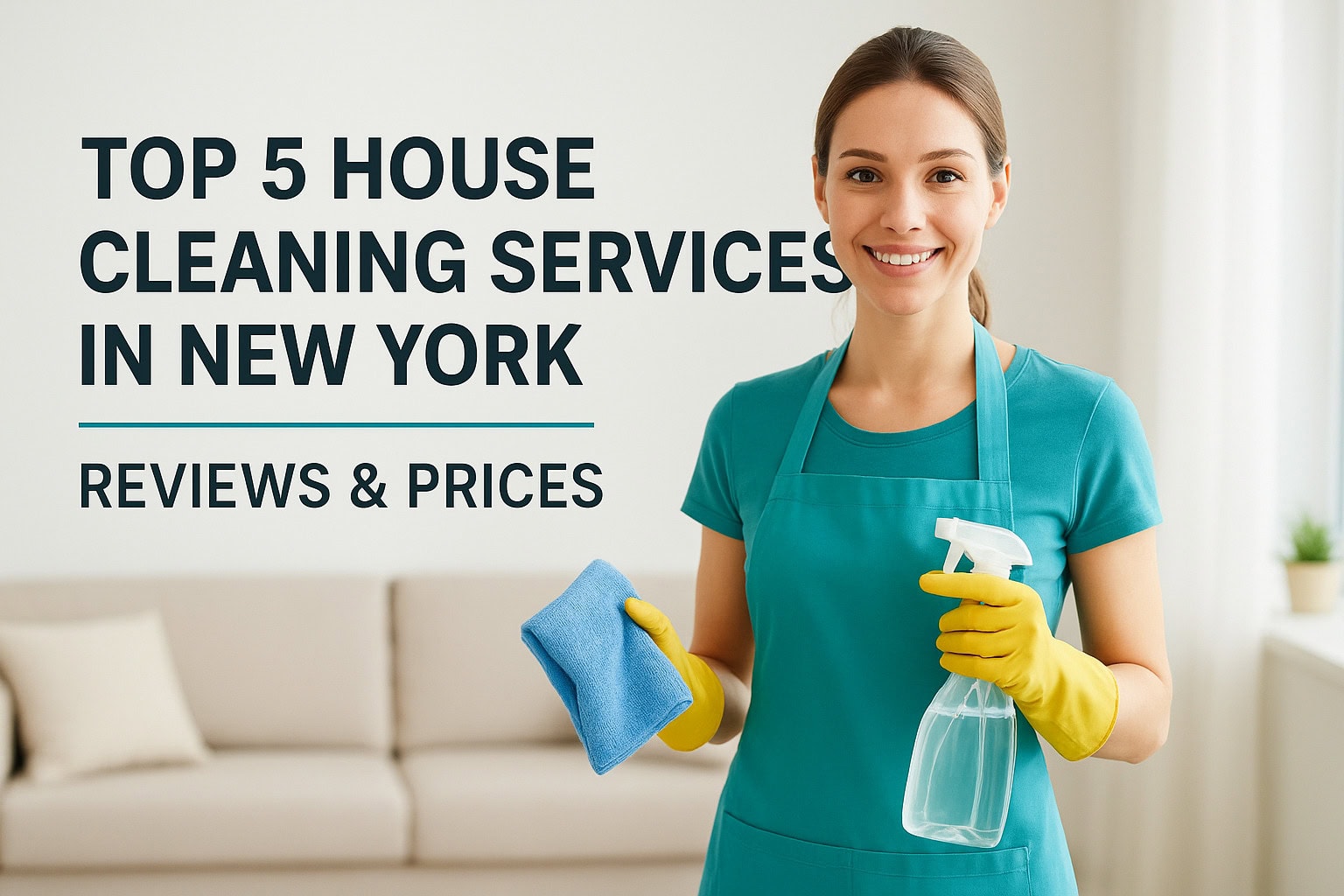 Top 5 House Cleaning Services in New York: Reviews & Prices