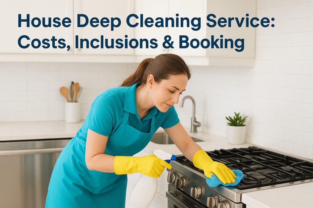 House Deep Cleaning Service: Costs, Inclusions & Booking