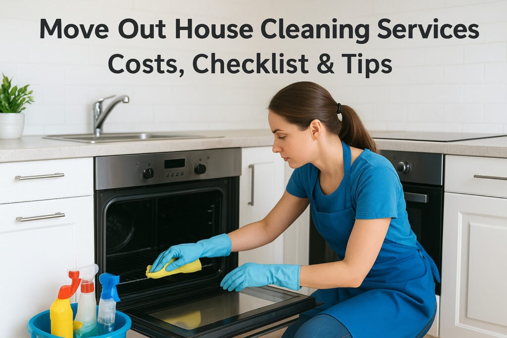 Move Out House Cleaning Services: Costs, Checklist & Tips