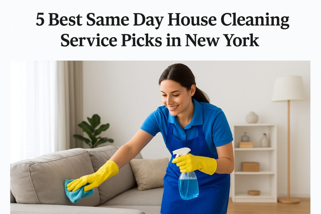 5 Best Same Day House Cleaning Service Picks in New York
