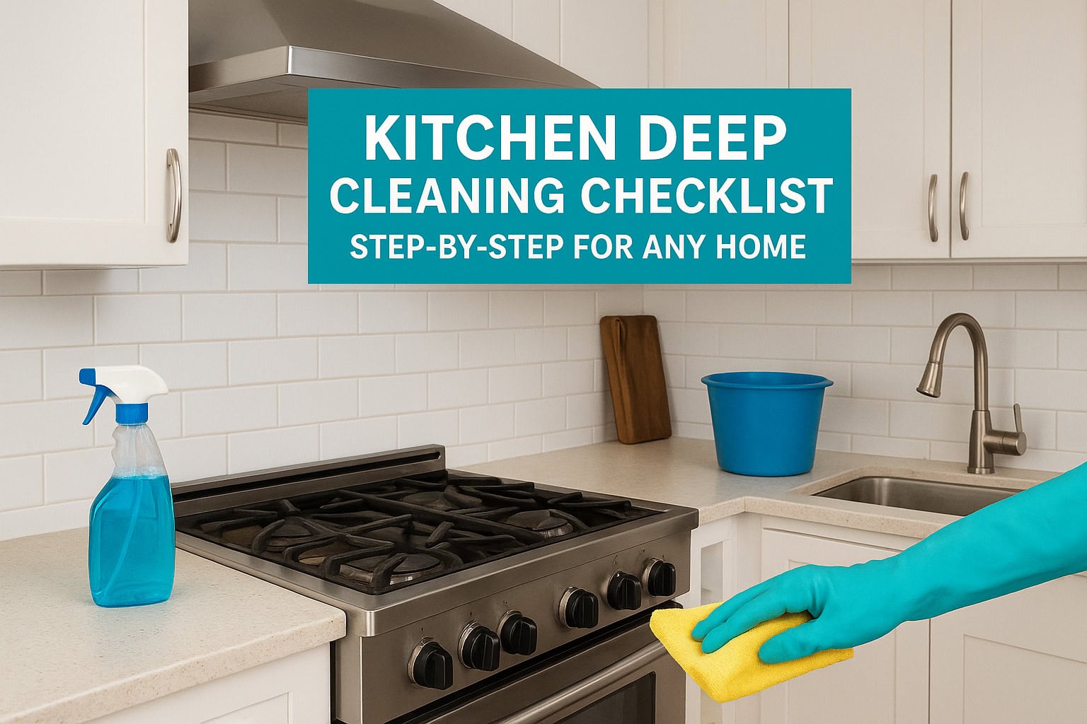Kitchen Deep Cleaning Checklist: Step-By-Step For Any Home