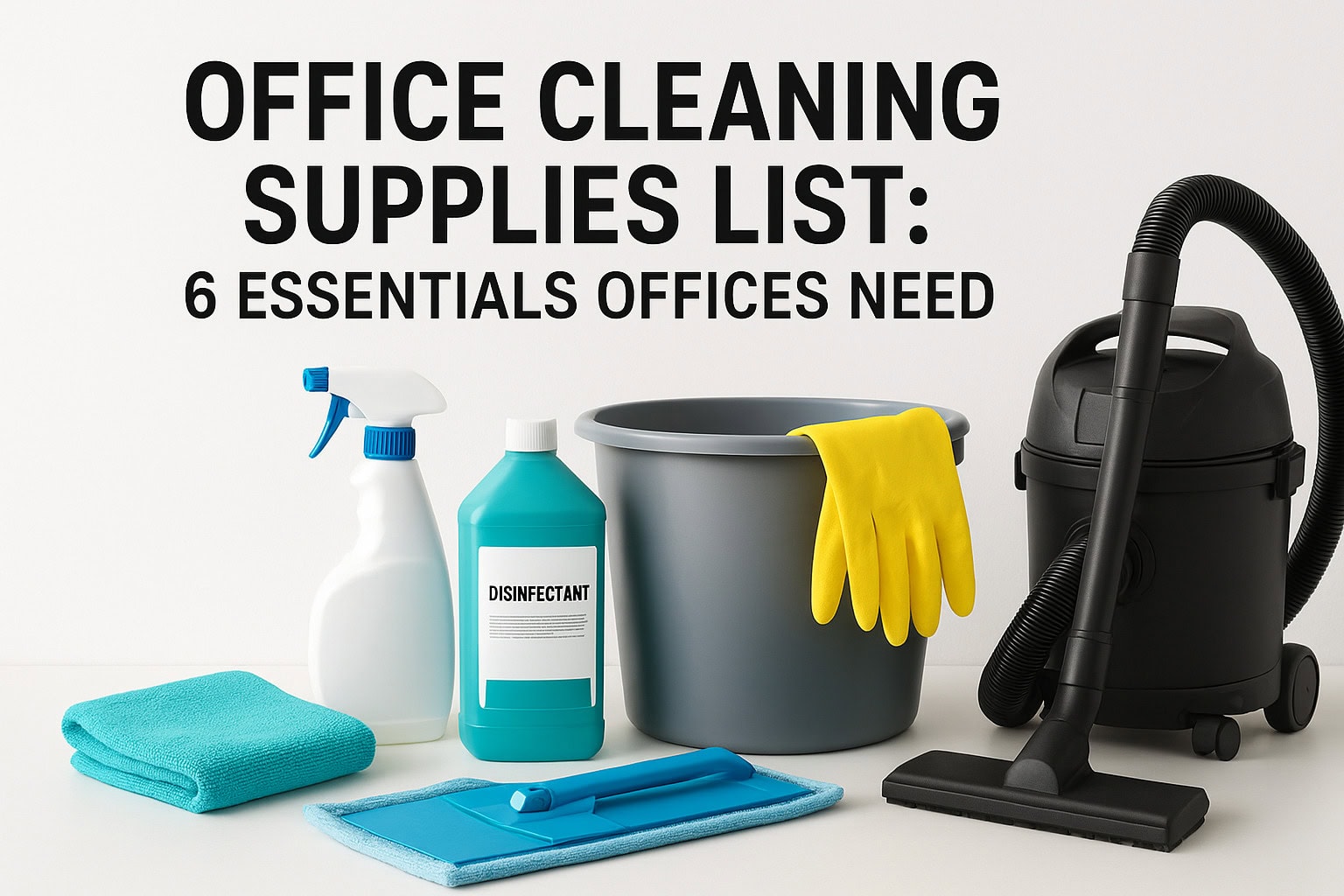 Office Cleaning Supplies List: 6 Essentials Offices Need