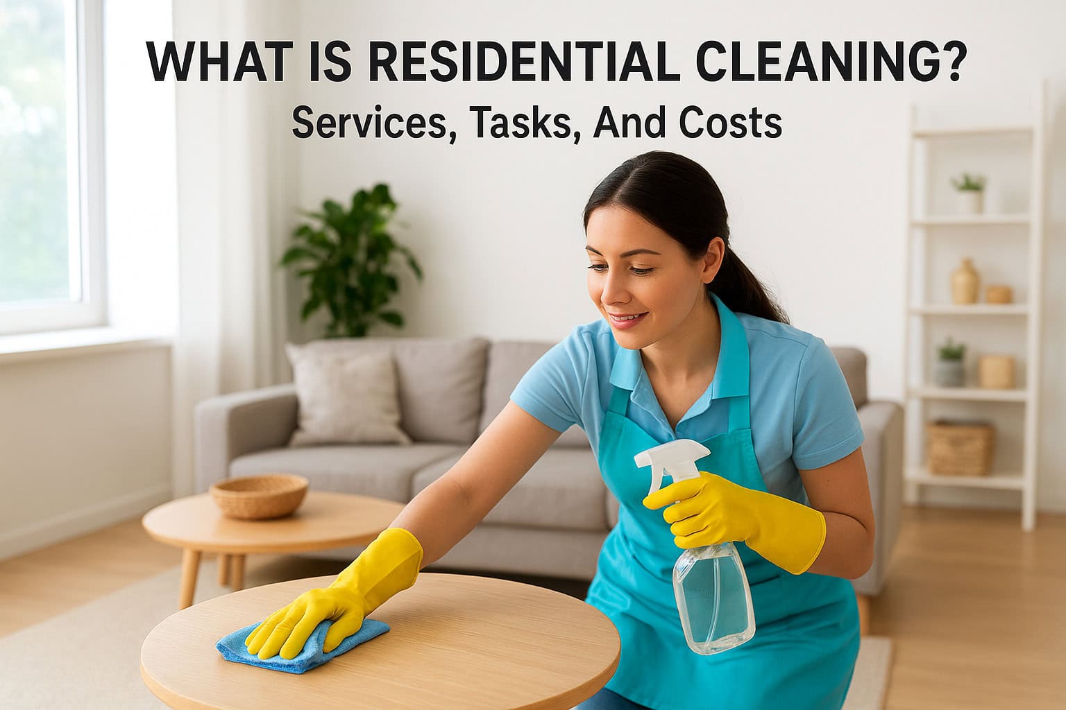What Is Residential Cleaning? Services, Tasks, And Costs