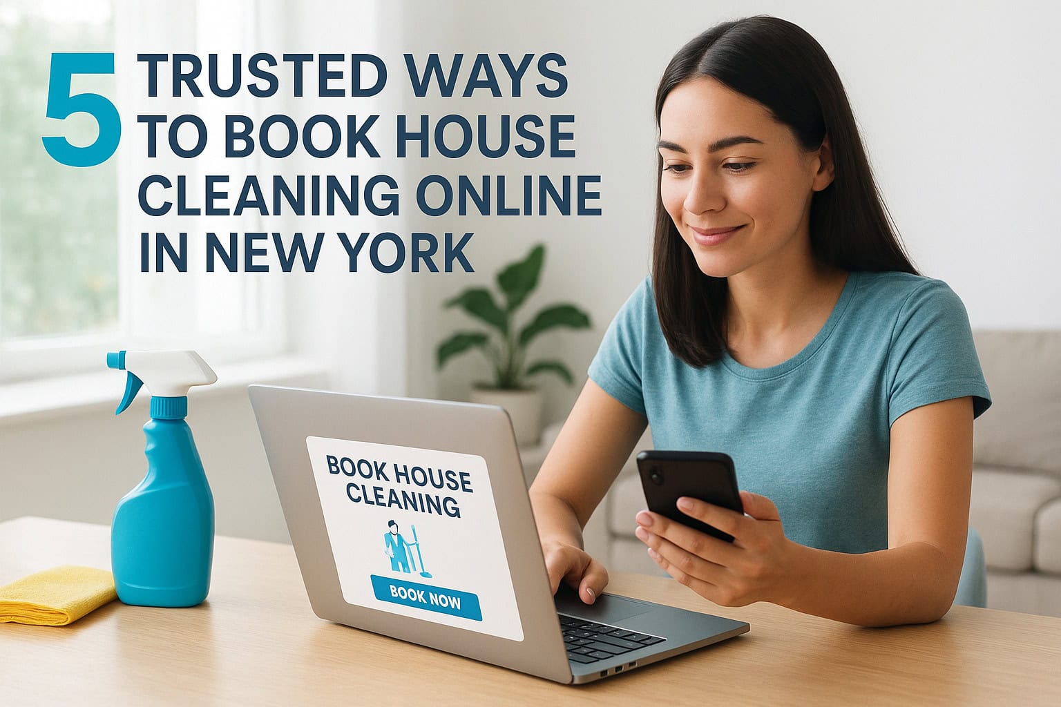 5 Trusted Ways To Book House Cleaning Online In New York