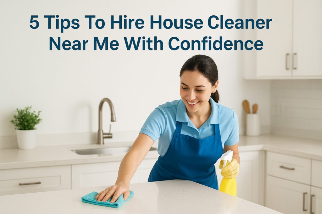 5 Tips To Hire House Cleaner Near Me With Confidence