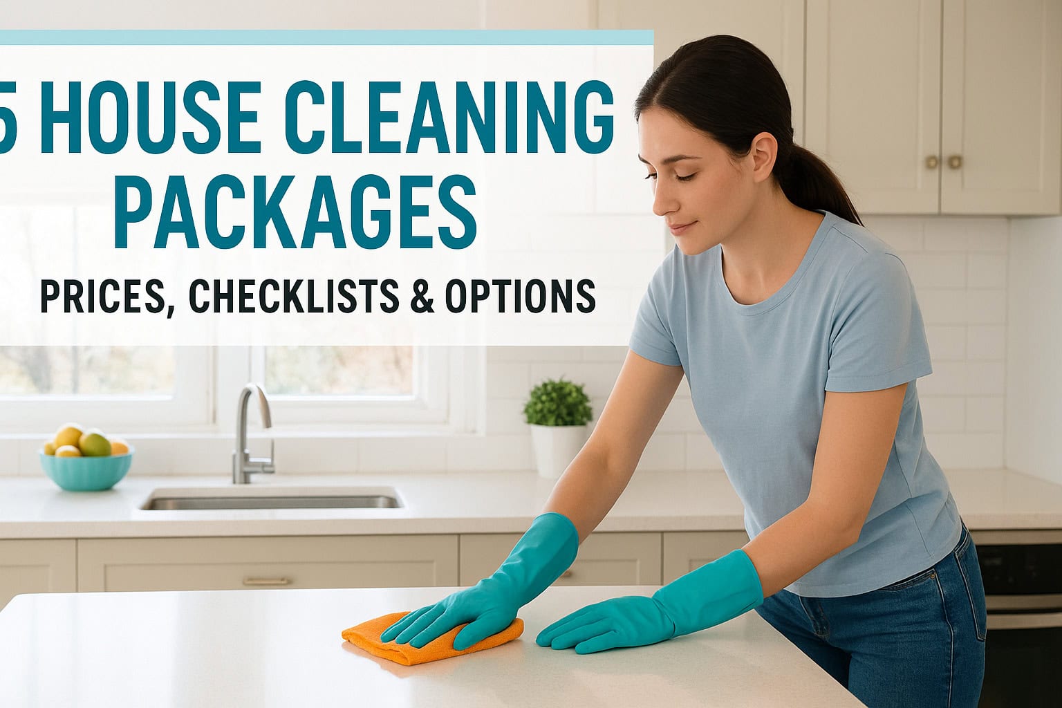 5 House Cleaning Packages: Prices, Checklists & Options