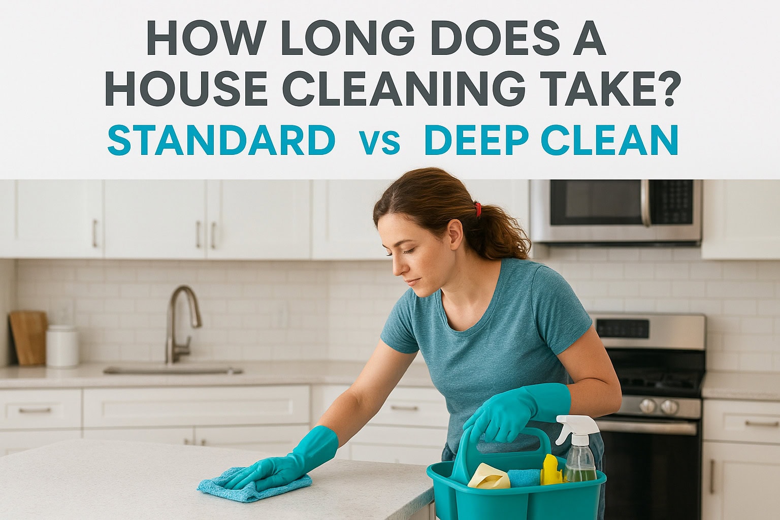How Long Does A House Cleaning Take? Standard Vs Deep Clean