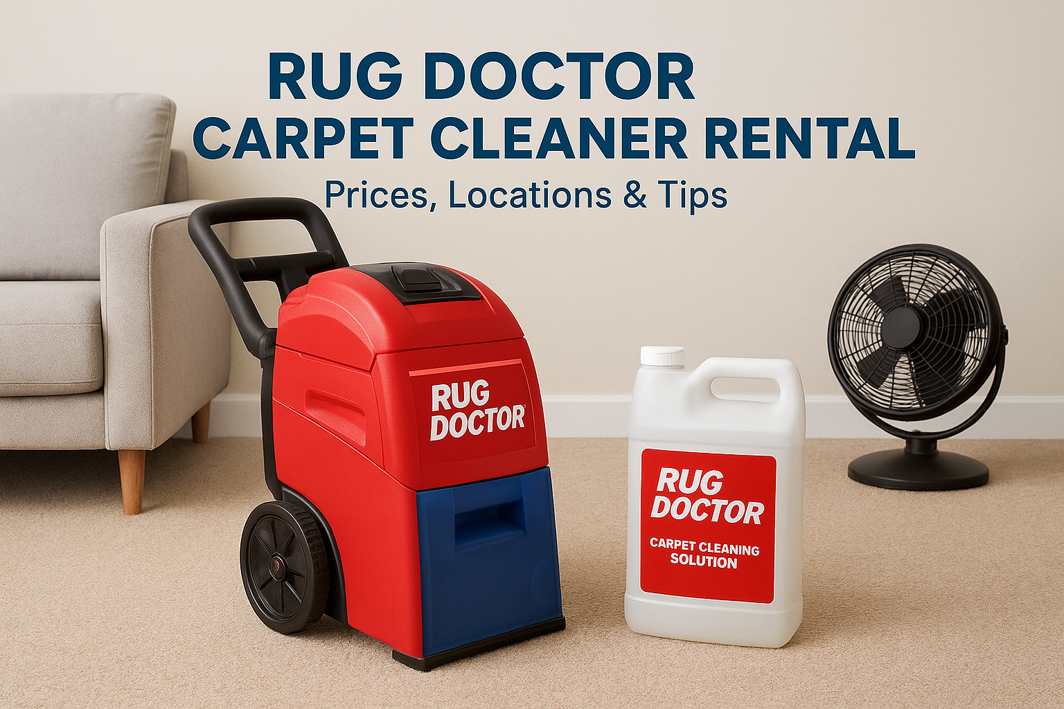 Rug Doctor Carpet Cleaner Rental: Prices, Locations & Tips