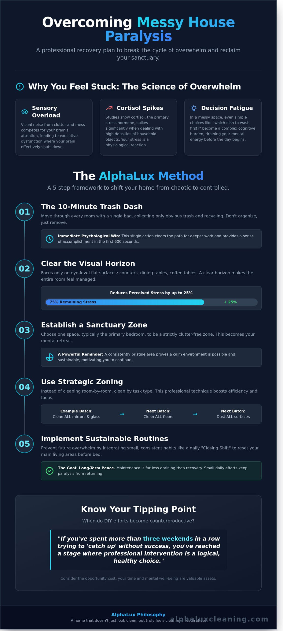 Feeling Overwhelmed by a Messy House? A Professional Guide to Breaking the Paralysis