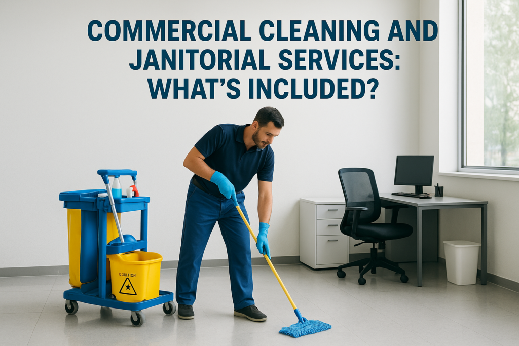 Commercial Cleaning And Janitorial Services: What’s Included?