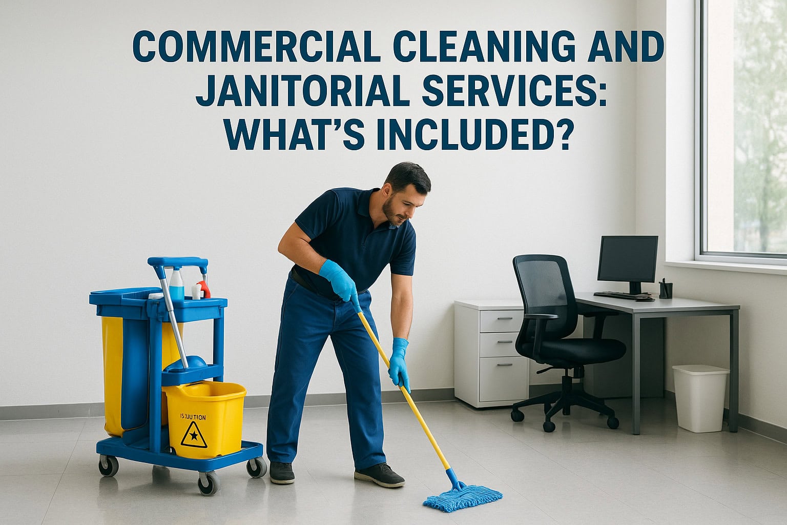 Commercial Cleaning And Janitorial Services: What’s Included?