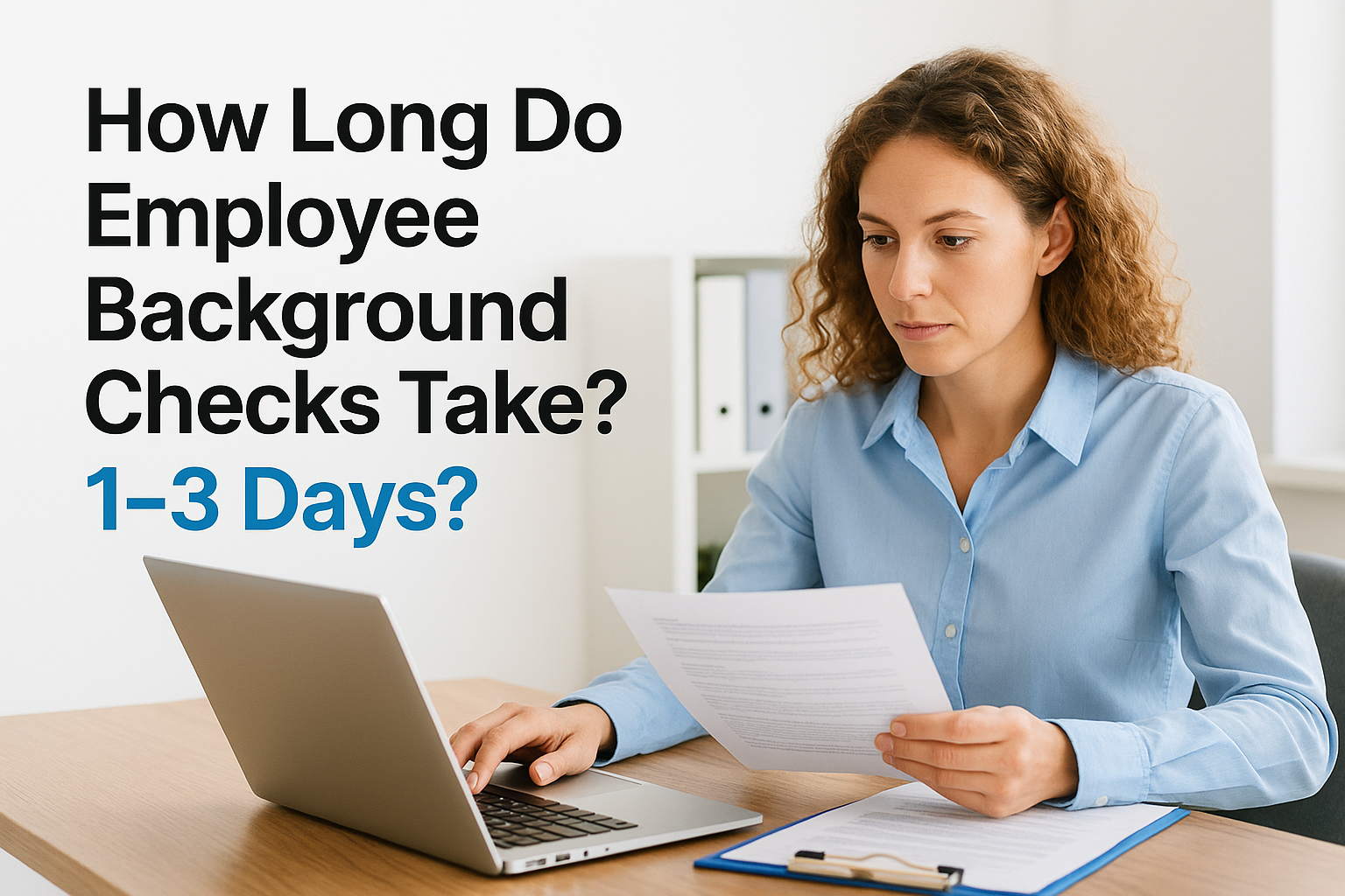 How Long Do Employee Background Checks Take? 1–3 Days?