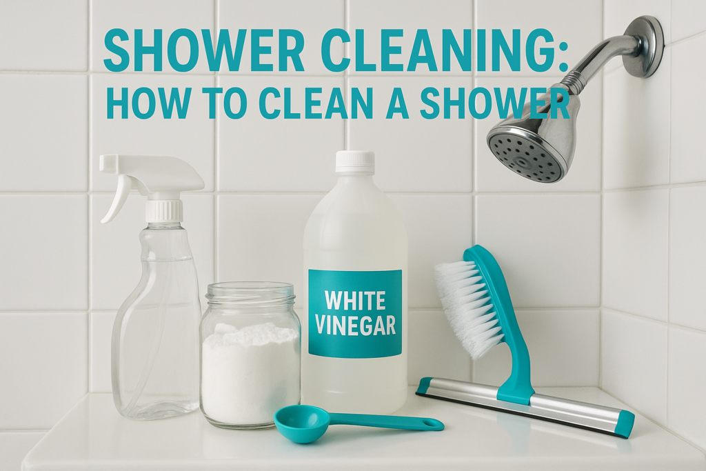 Shower Cleaning: How To Clean A Shower (Tiles, Glass, Head)