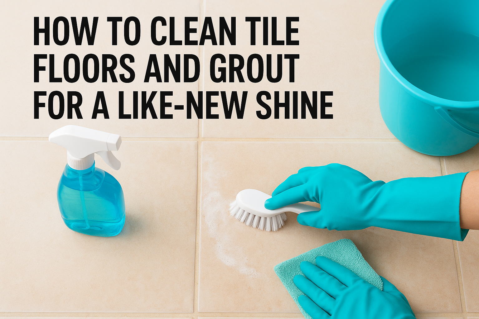 How To Clean Tile Floors And Grout For A Like-New Shine