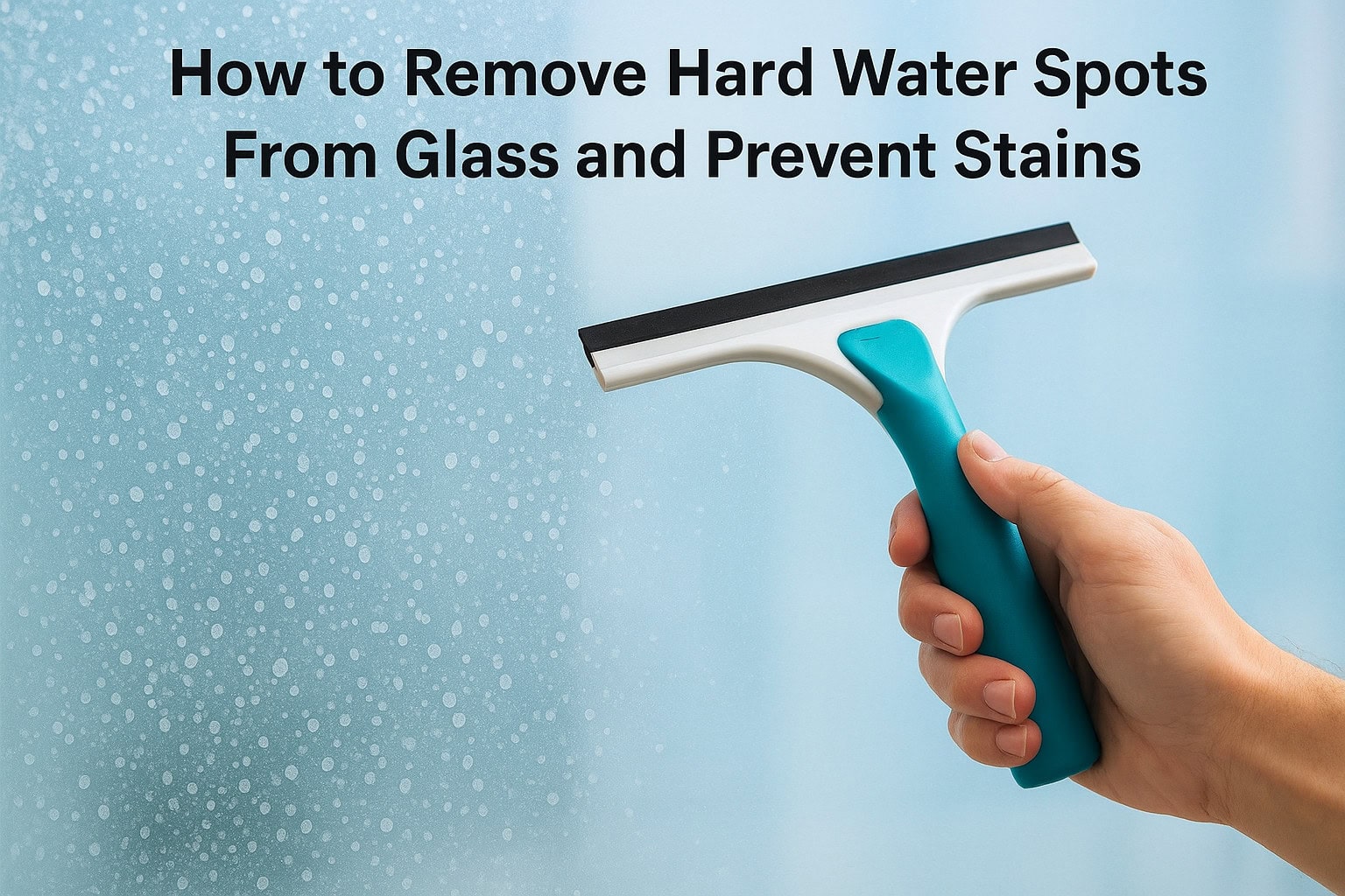 How to Remove Hard Water Spots From Glass and Prevent Stains