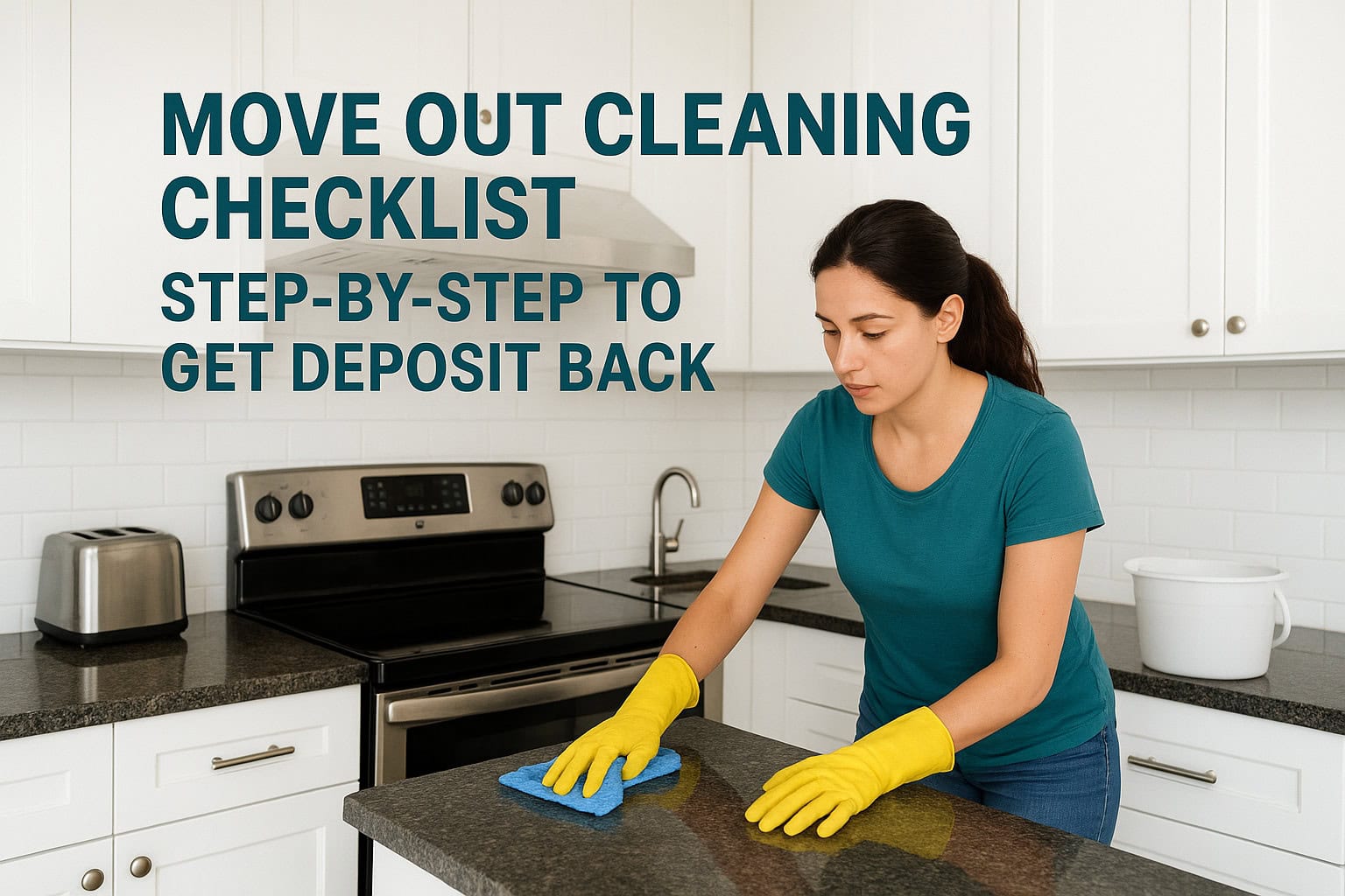 Move Out Cleaning Checklist: Step-By-Step To Get Deposit Back