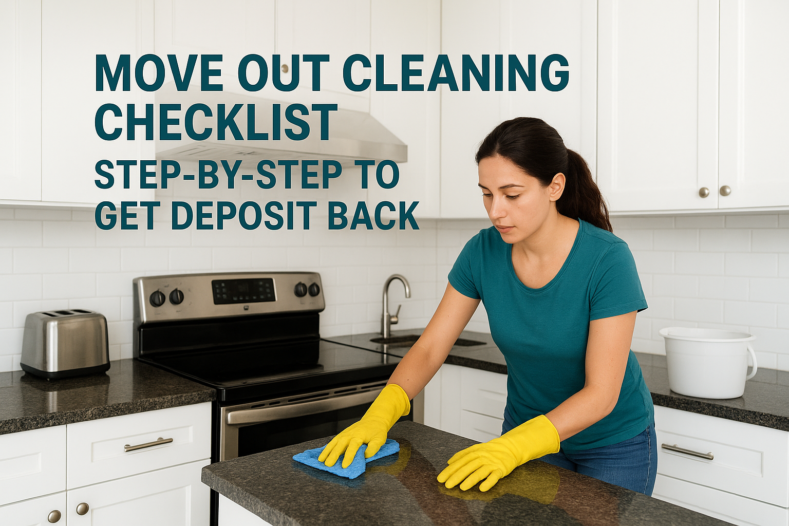 Move Out Cleaning Checklist: Step-By-Step To Get Deposit Back