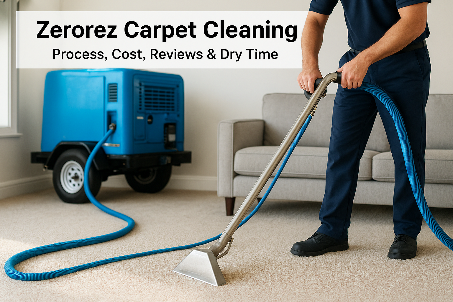 Zerorez Carpet Cleaning: Process, Cost, Reviews & Dry Time