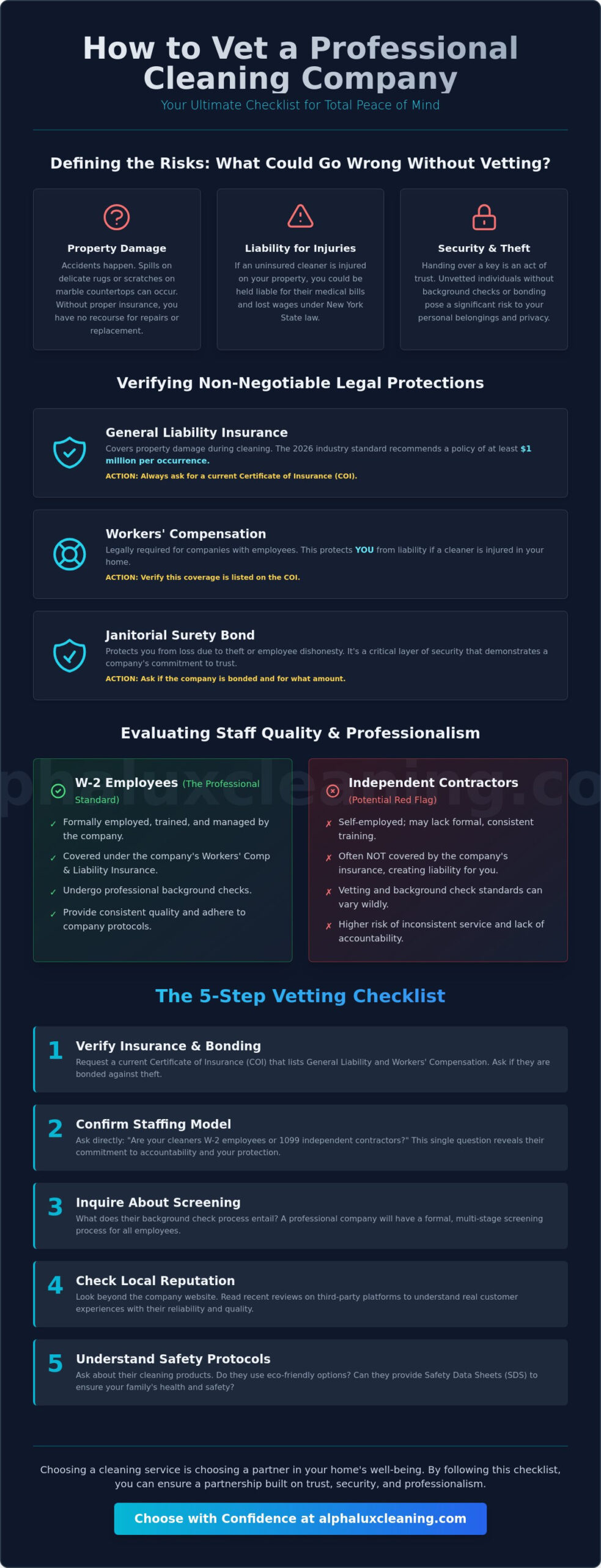 How to Vet a Cleaning Company: The Ultimate 2026 Security & Quality Guide