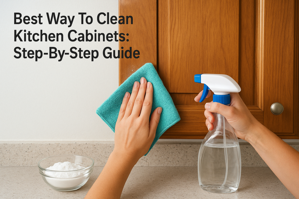 Best Way To Clean Kitchen Cabinets: Step-By-Step Guide
