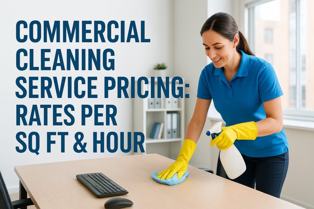Commercial Cleaning Service Pricing: Rates Per Sq Ft & Hour