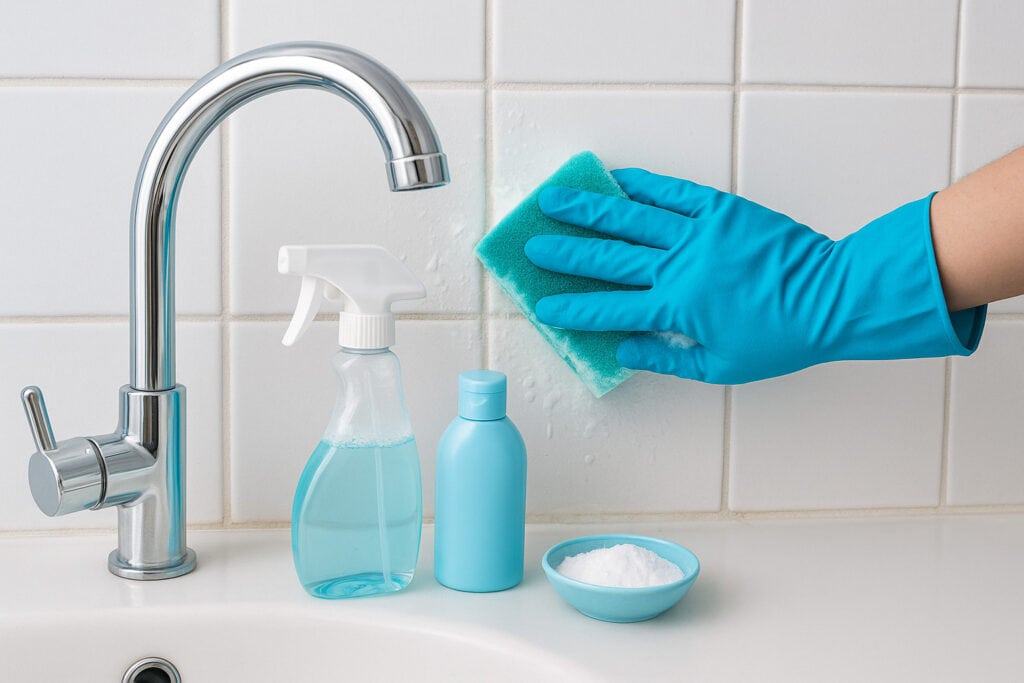 How To Clean Bathroom Tile: Grout, Soap Scum, And Mold