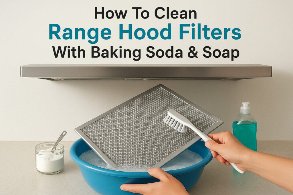How To Clean Range Hood Filters With Baking Soda & Soap