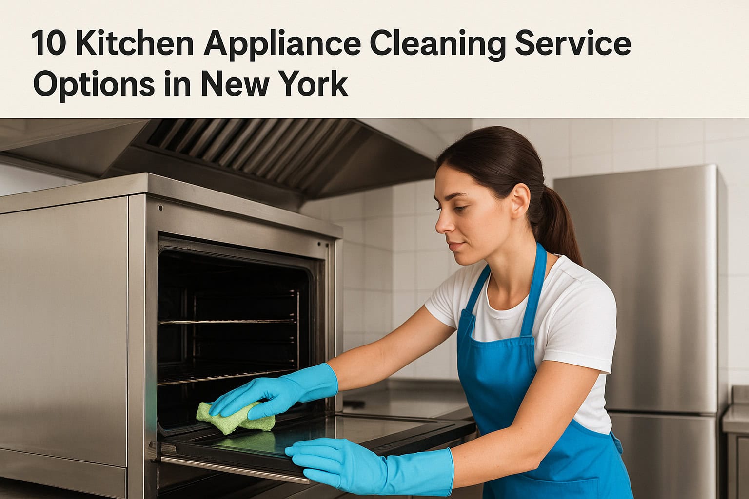 10 Kitchen Appliance Cleaning Service Options in New York