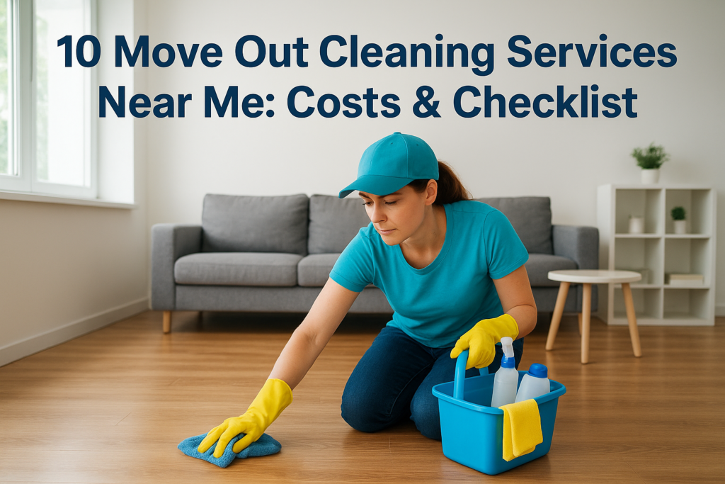 10 Move Out Cleaning Services Near Me: Costs & Checklist