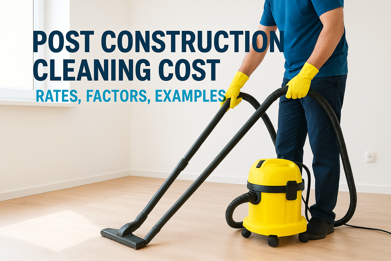 Post Construction Cleaning Cost: Rates, Factors, Examples