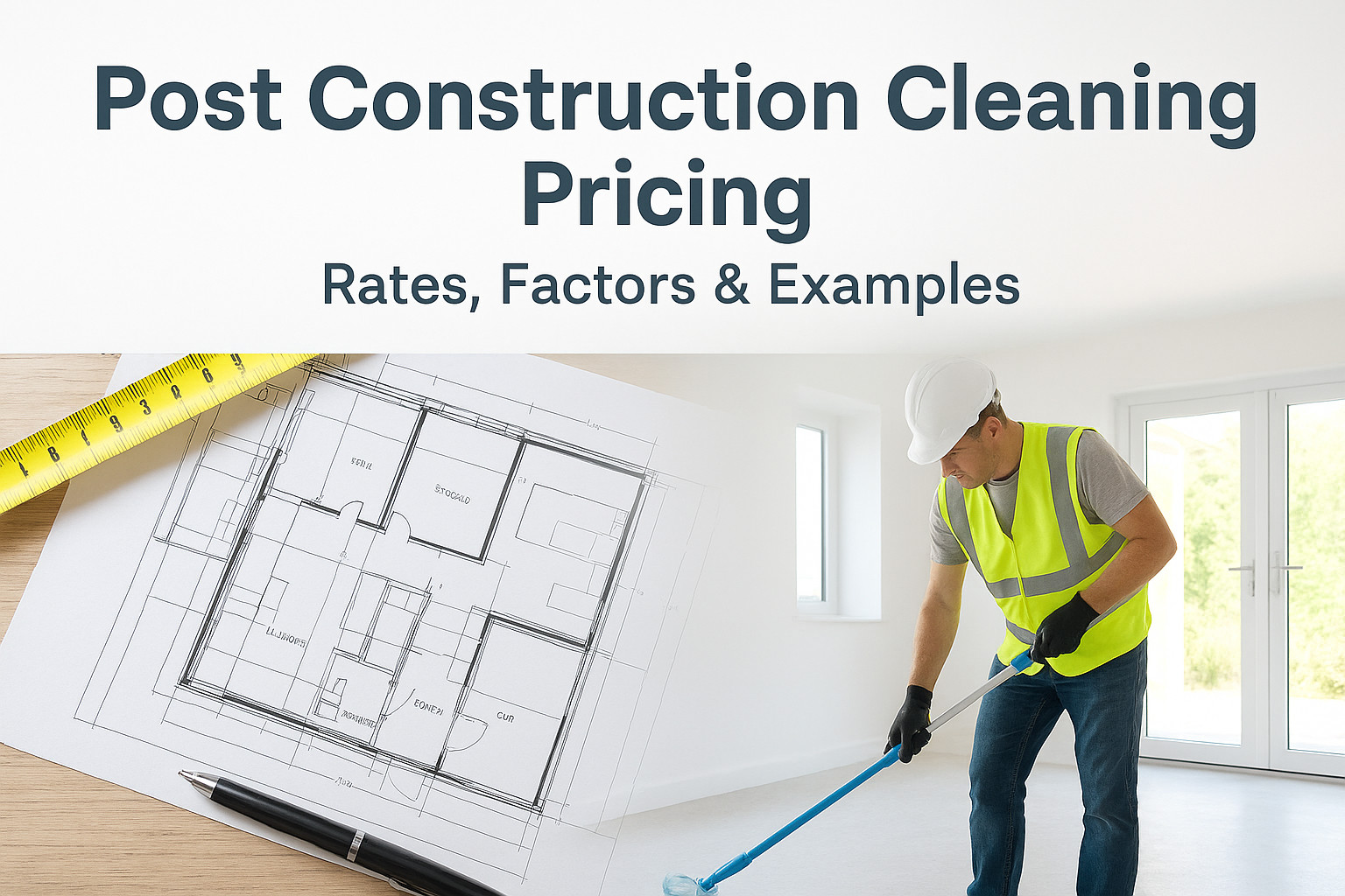 Post Construction Cleaning Pricing: Rates, Factors & Examples