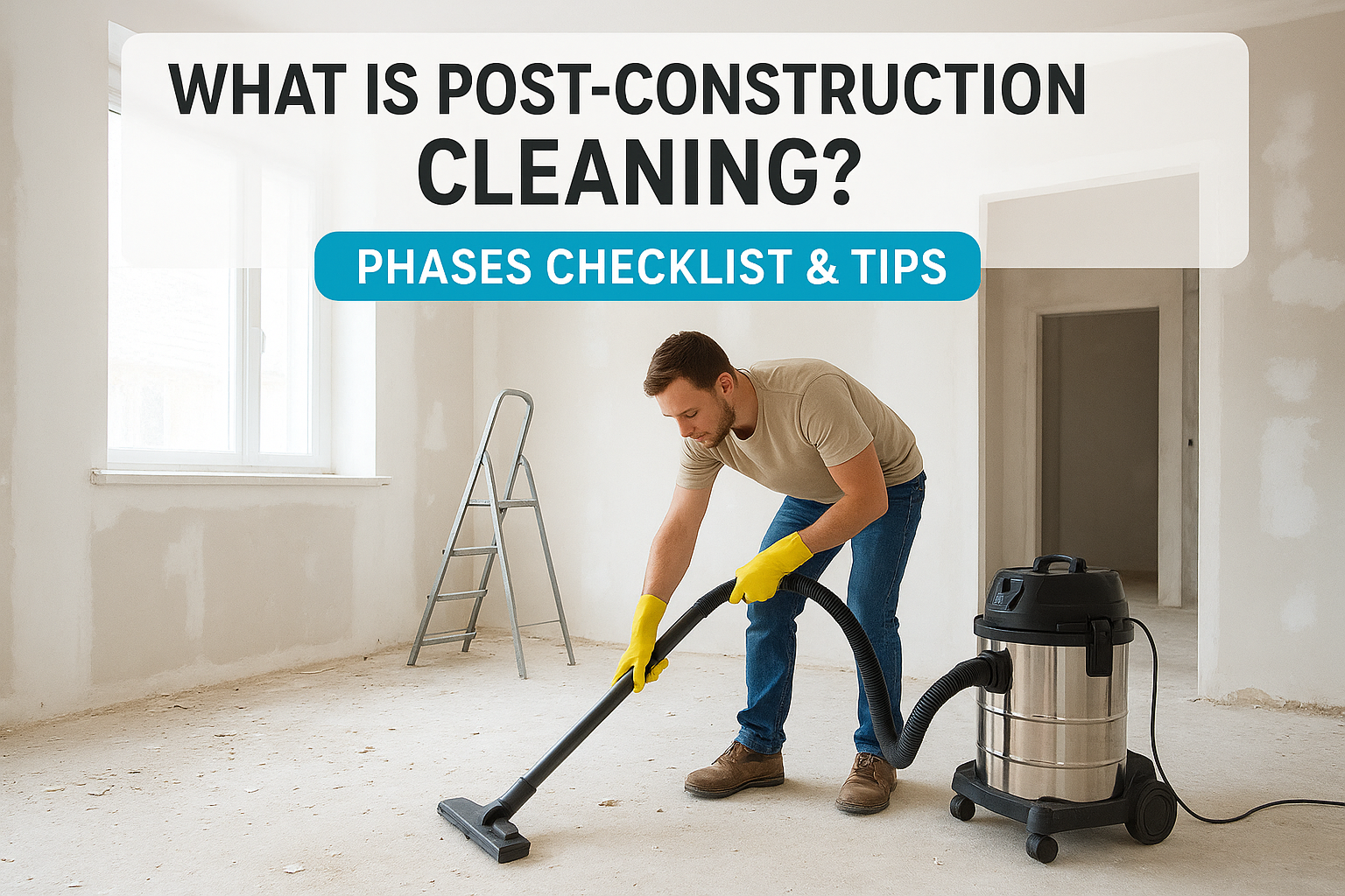 What Is Post-Construction Cleaning? Phases Checklist & Tips