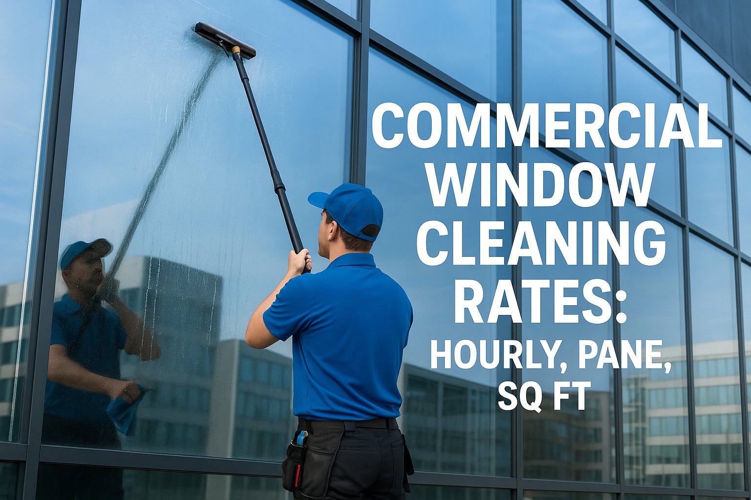 Commercial Window Cleaning Rates: Hourly, Pane, Sq Ft