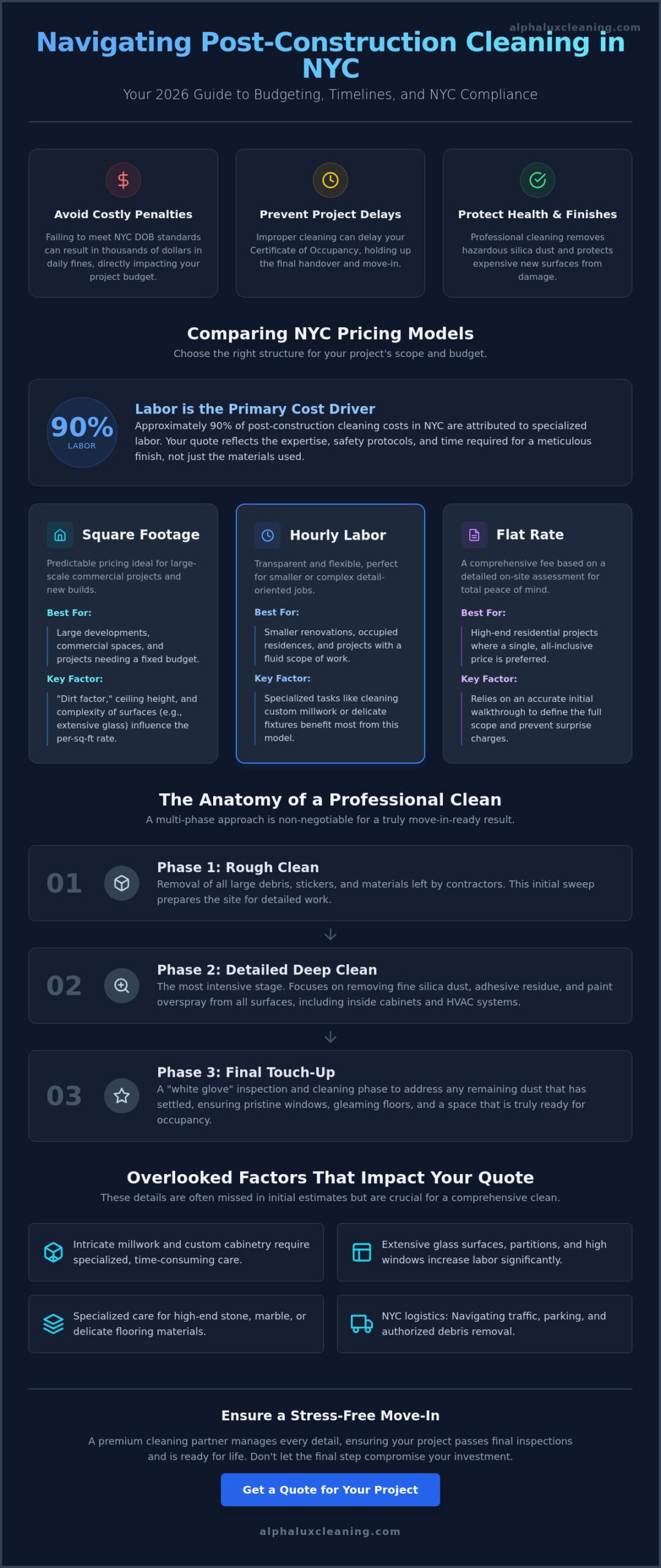Post Construction Cleaning Rates NYC: 2026 Guide to Costs and Standards