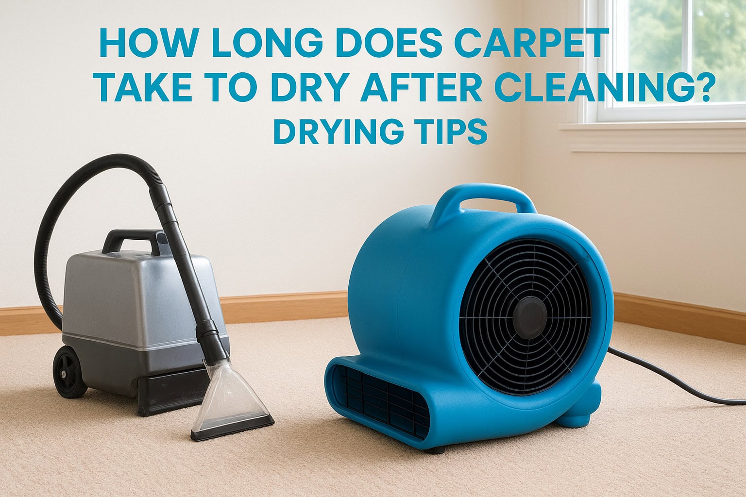 How Long Does Carpet Take To Dry After Cleaning? Drying Tips