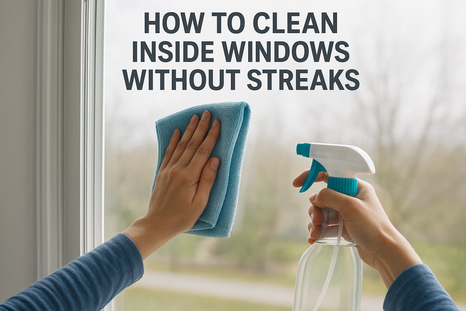 How To Clean Inside Windows Without Streaks (Step-By-Step)