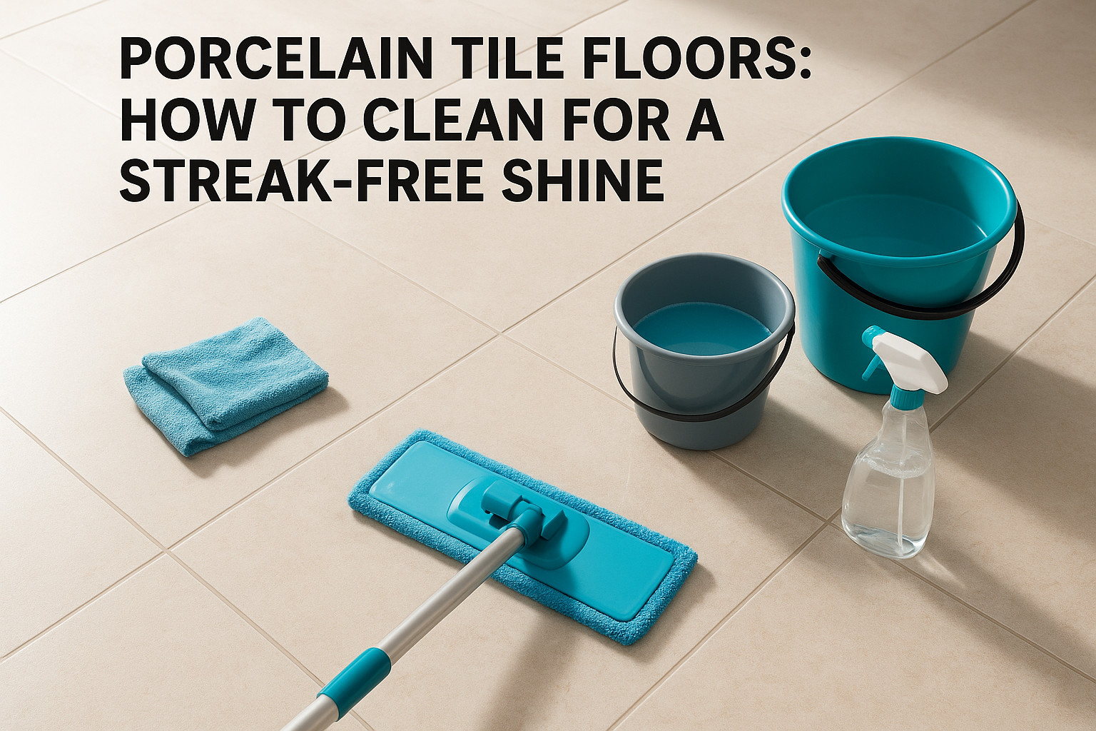 Porcelain Tile Floors: How To Clean For A Streak-Free Shine