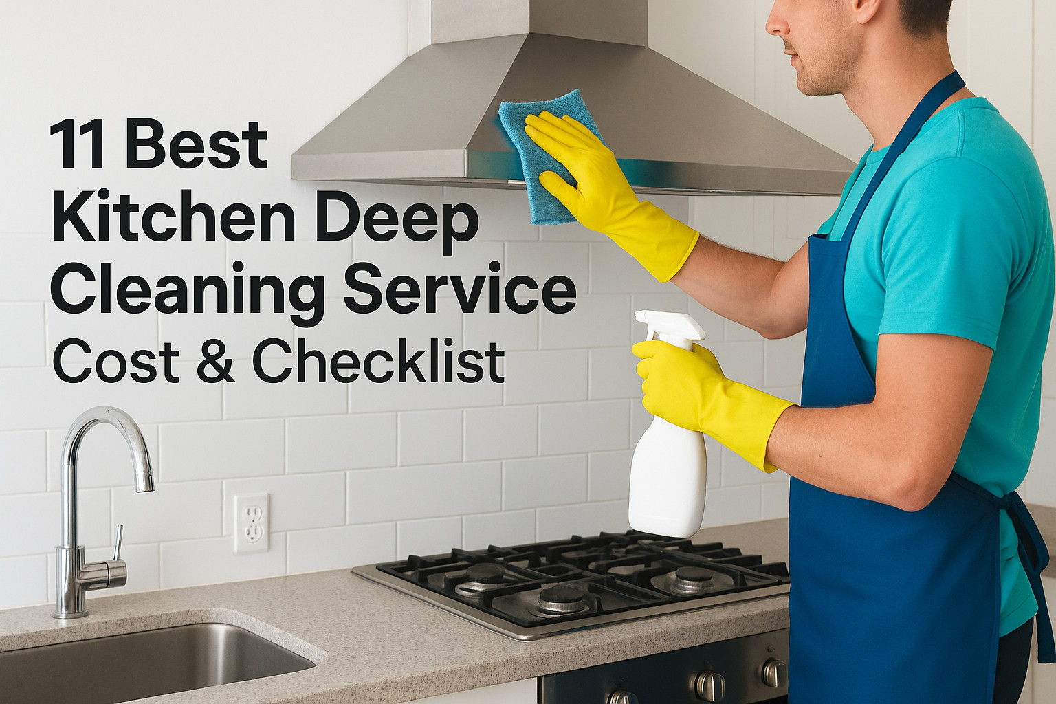 11 Best Kitchen Deep Cleaning Service: Cost & Checklist