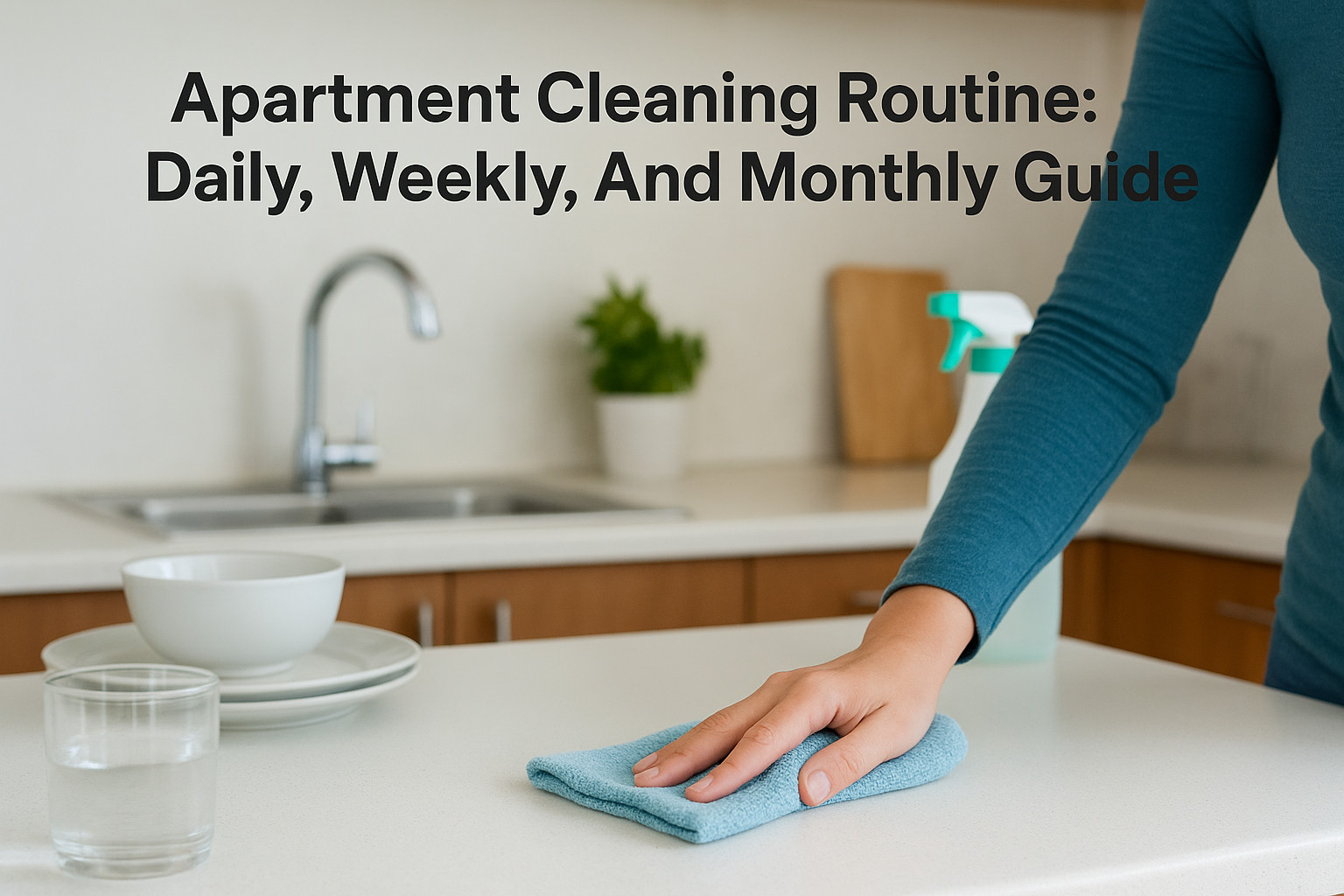Apartment Cleaning Routine: Daily, Weekly, And Monthly Guide