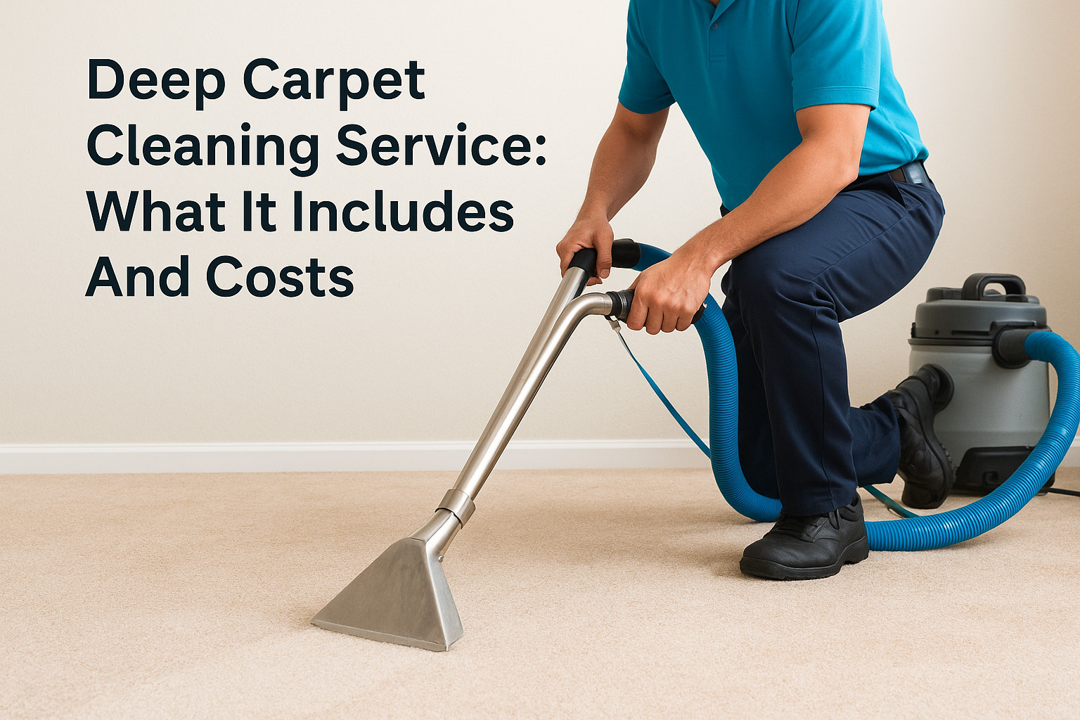 Deep Carpet Cleaning Service: What It Includes And Costs