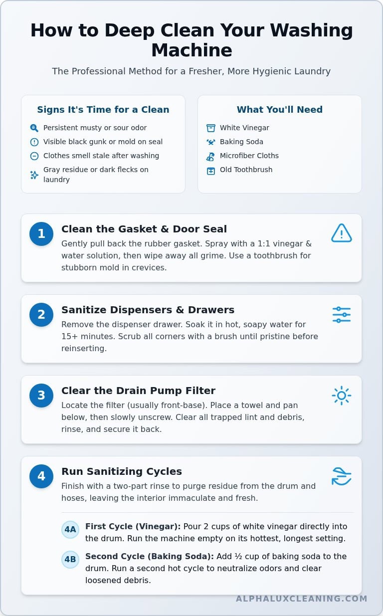 How to Clean a Washing Machine: A Professional Step-by-Step Guide