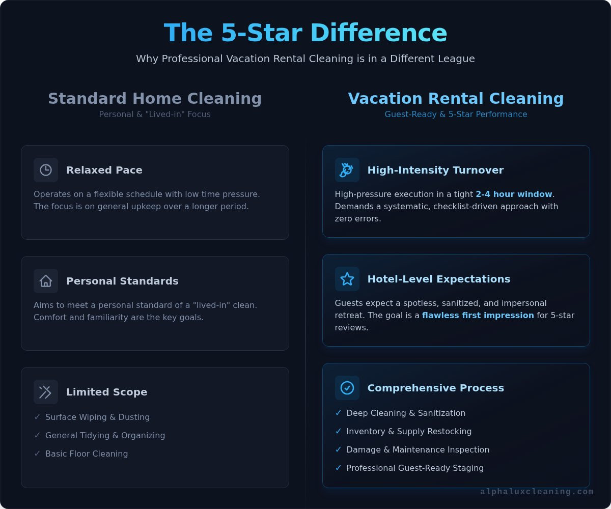 Vacation Rental Cleaning: Your Guide to Flawless Turnovers & 5-Star Reviews