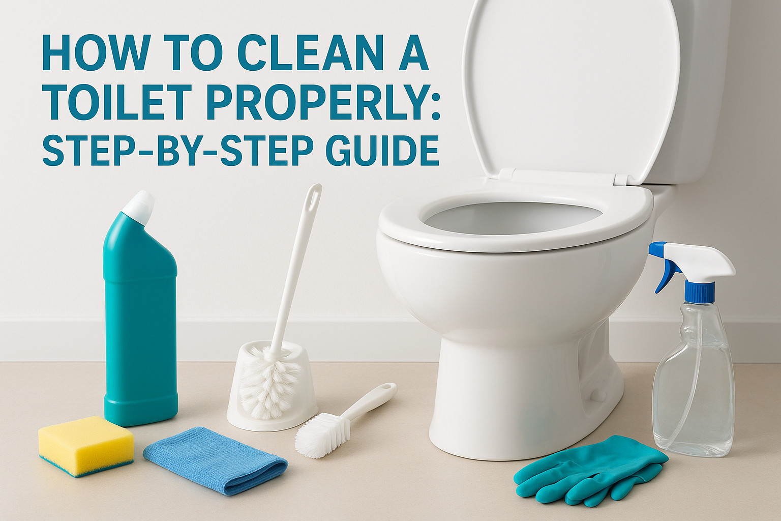 How To Clean A Toilet Properly: Step-By-Step Guide