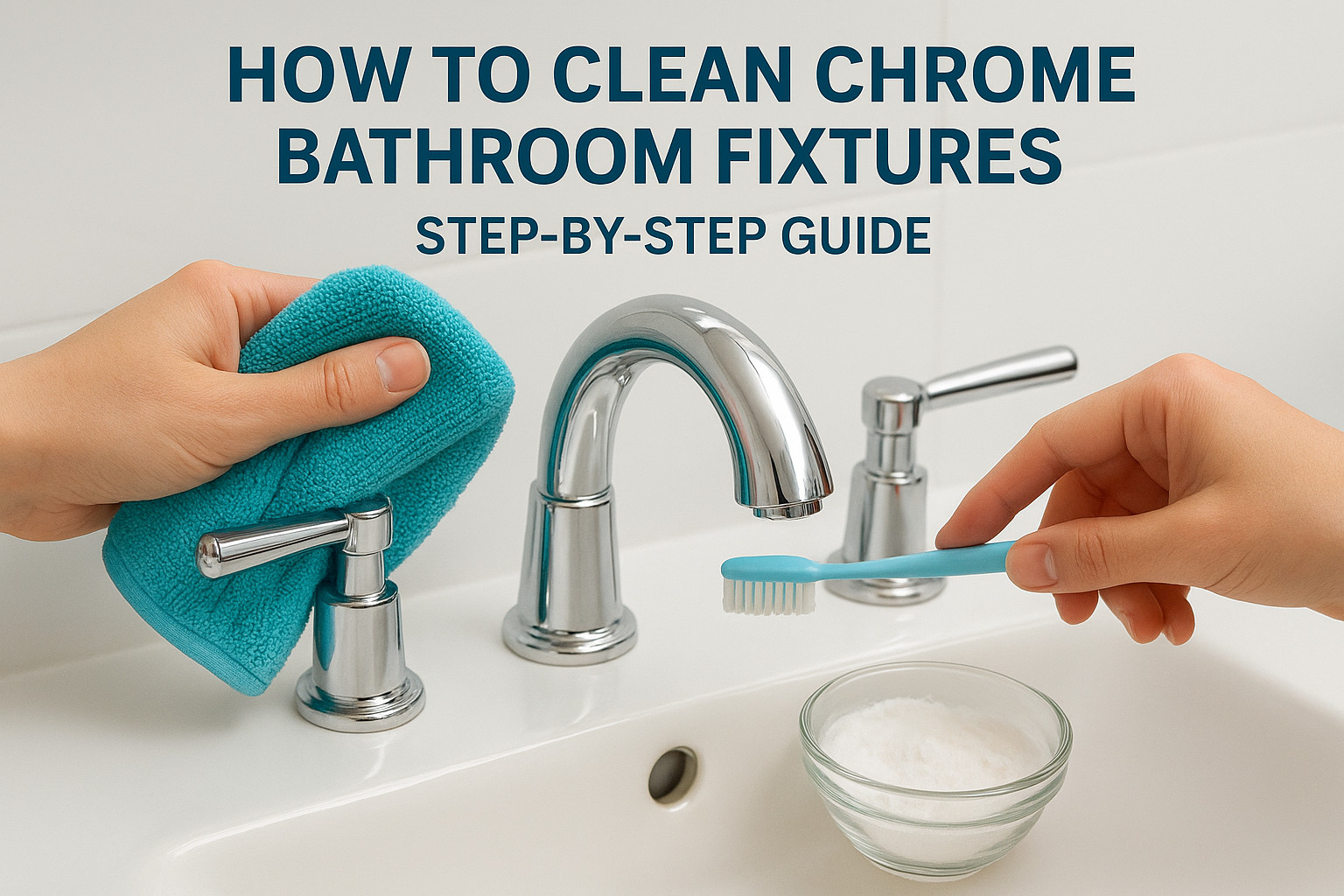 How To Clean Chrome Bathroom Fixtures: Step-By-Step Guide