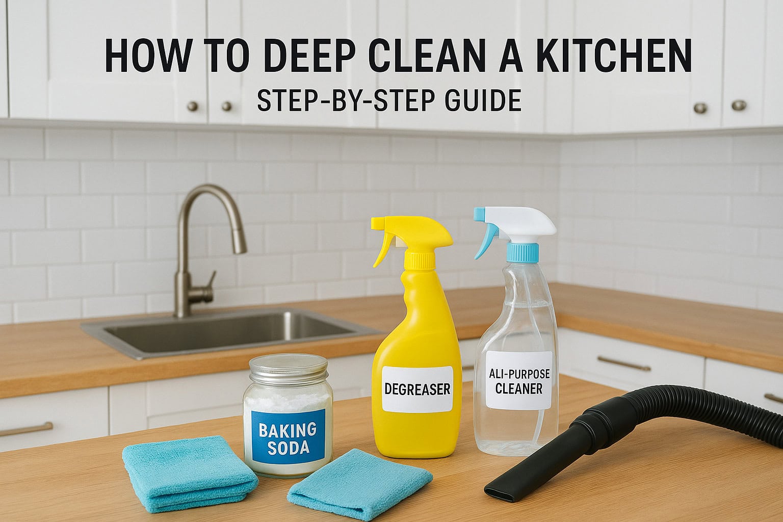How To Deep Clean A Kitchen: Step-By-Step Guide