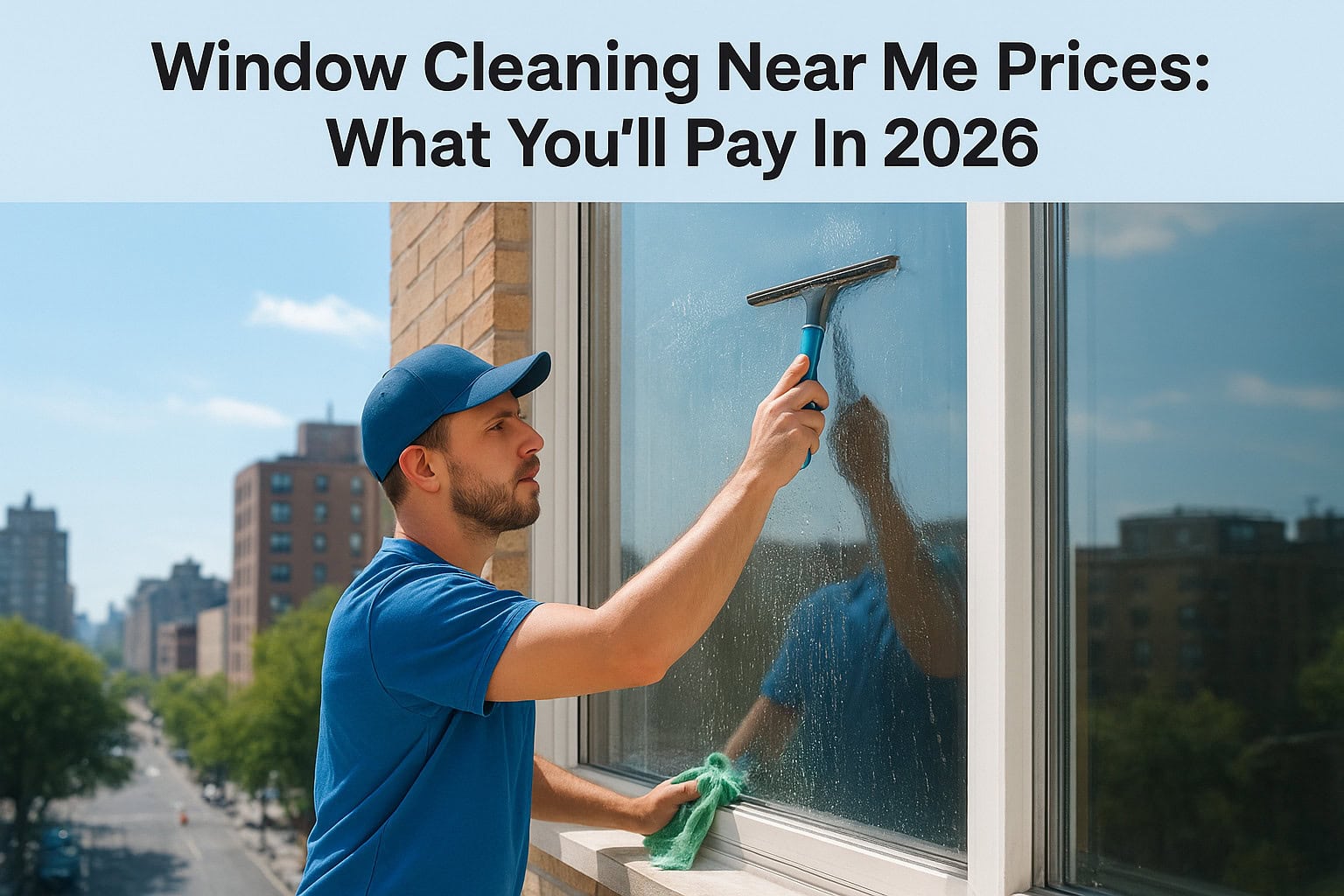 Window Cleaning Near Me Prices: What You'll Pay In 2026
