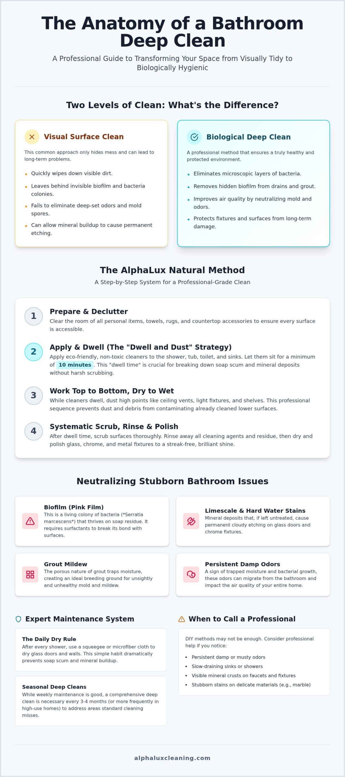 How to Deep Clean a Bathroom: A Professional Step-by-Step Guide 2026