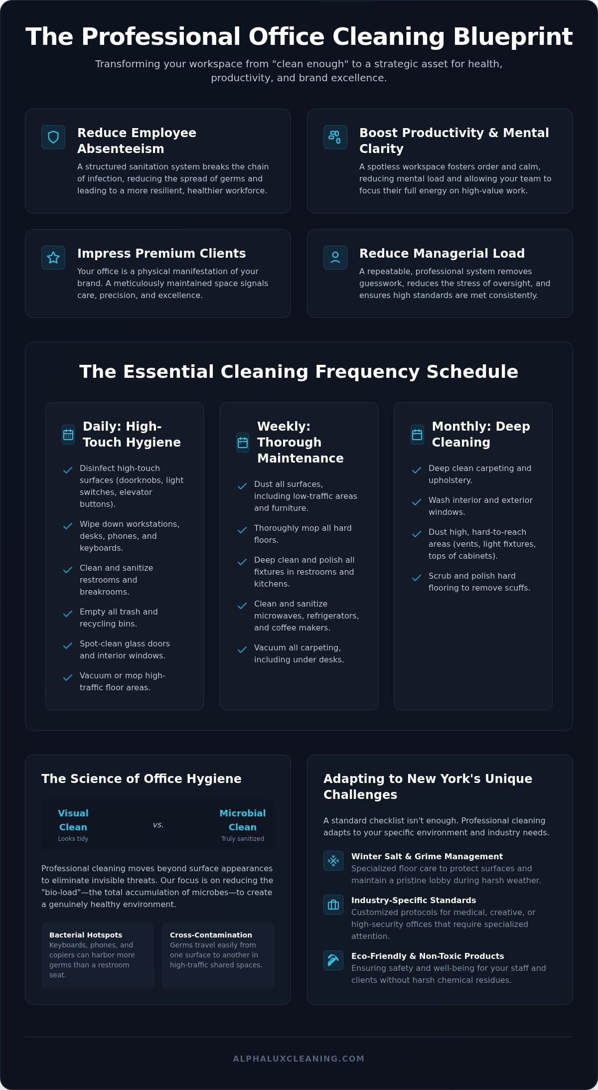 A professional cleaner vacuums an office floor, showing how often should an office be professionally cleaned.
